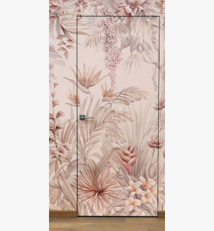 RTA DOOR SLAB EXAMPLE FOR WALLPAPERING WITH GEOMETRIC WAVES 24" X 84" X 1 3/4"