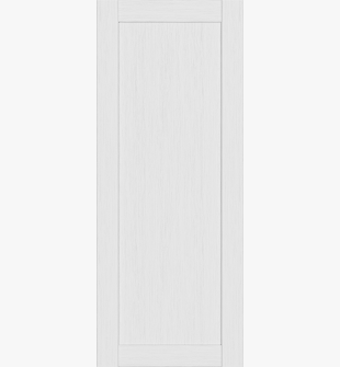 DOOR SLAB SHAKER 1 PANEL BIANCO NOBLE 32" X 96" X 1 9/16"