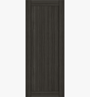 DOOR SLAB SHAKER 1 PANEL GRAY OAK 18" X 80" X 1 9/16"