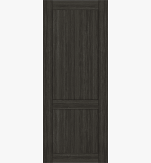 DOOR SLAB SHAKER 2 PANEL GRAY OAK 28" X 84" X 1 9/16"