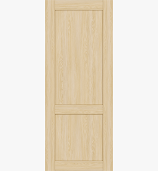 DOOR SLAB SHAKER 2 PANEL LOIRE ASH 30" X 84" X 1 3/4"