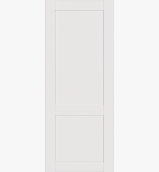 DOOR SLAB SHAKER 2 PANEL SNOW WHITE 28" X 96" X 1 3/4"