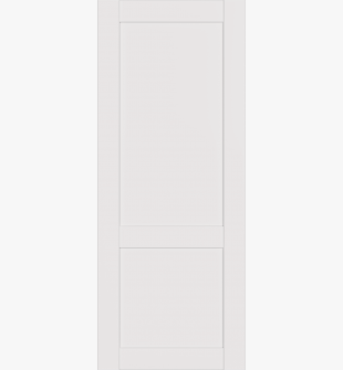 DOOR SLAB SHAKER 2 PANEL SNOW WHITE 28" X 84" X 1 3/4"