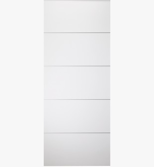 DOOR SLAB ARVIKA POLAR WHITE 30" X 96" X 1 3/4" SOLID CORE