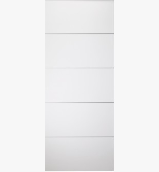 DOOR SLAB ARVIKA POLAR WHITE 42" X 84" X 1 3/4" SOLID CORE
