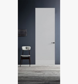 RTA DOOR SLAB SPACE REVERSE WHITE GLASS 30" X 80" X 2"