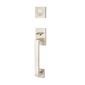 EMTEK BADEN SINGLE CYLINDER KEYD 4820 SATIN NICKEL US15