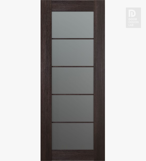 DOOR SLAB AVON 5 LITE VETRO VERALINGA OAK 32" X 92 1/2" X 1 3/4"