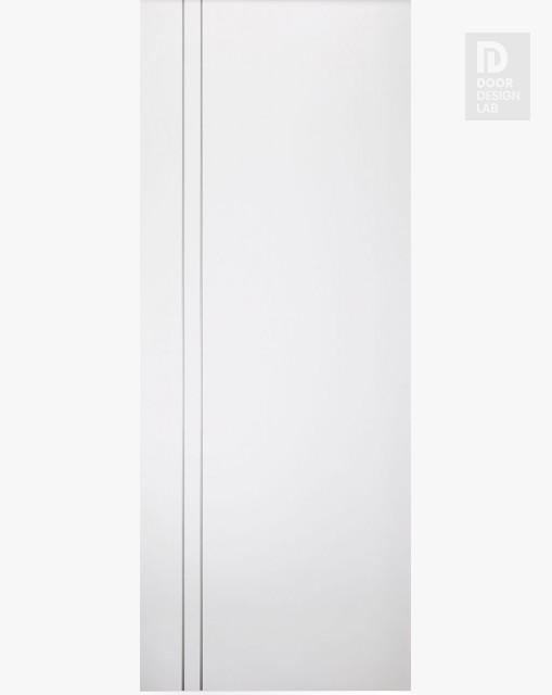 DOOR SLAB SMART PRO 2V POLAR WHITE 32" X 96" X 1 3/4" SOLID CORE