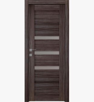 Rita Vetro Gray Oak Hinged doors