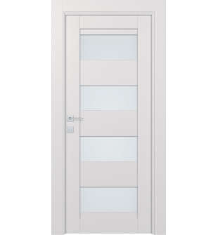 Della Vetro Bianco Noble Single Doors