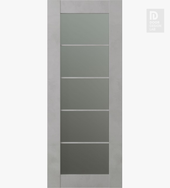 DOOR SLAB AVON 5 LITE VETRO LIGHT URBAN 30" X 96" X 1 3/4"