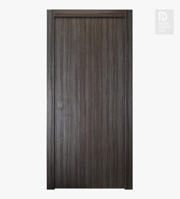 Palladio Gray Oak Modern Interior Pocket Door by Belldinni
