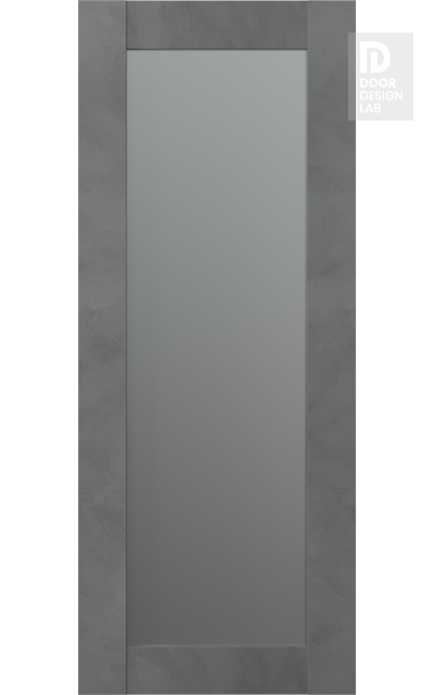 RTA DOOR SLAB AVON 207 VETRO DARK URBAN 32" X 84" X 1 3/4"