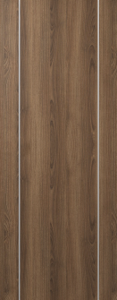DOOR SLAB OPTIMA 2U PECAN NUTWOOD 32" X 92 1/2" X 1 3/4" SOLID CORE