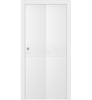 Athena Snow White Bi-folding doors