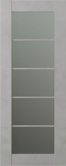 DOOR SLAB AVON 5 LITE VETRO LIGHT URBAN 24" X 80" X 1 3/4"