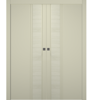 Twinwood 1 Ivory Double pocket doors