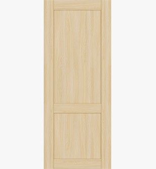Shaker 2 Panel Loire Ash Hidden barn