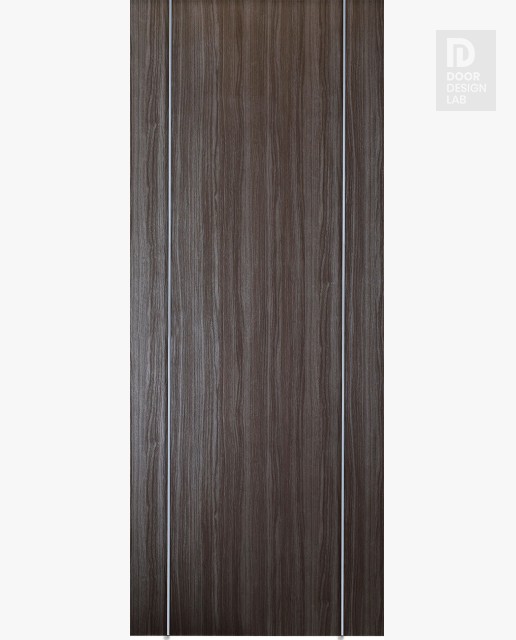 DOOR SLAB UNICA 2U GRAY OAK 30" X 84" X 1 9/16" SOLID CORE