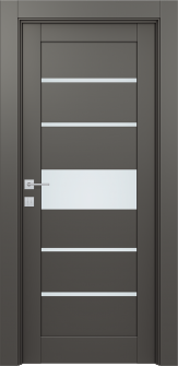 DOOR SLAB AVON 07-06 VETRO GRAY MATTE 24" X 96" X 1 3/4"