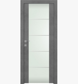 Avon 202 4H Vetro Dark Urban Hinged doors