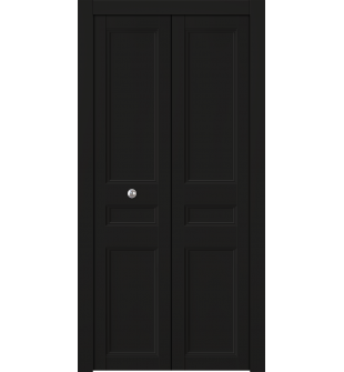 Oxford Uno 07 2R Black Matte Bi-folding doors