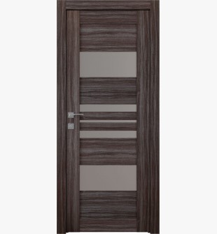 Romi Vetro Gray Oak Hinged doors