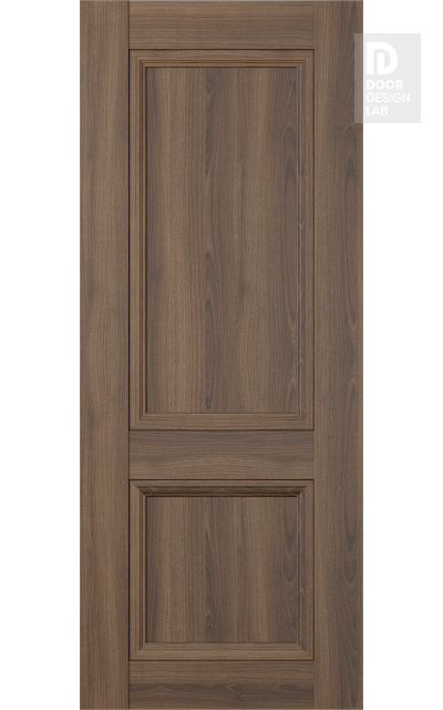 Modern Interior DOOR SLAB OXFORD DUO 07 R PECAN NUTWOOD 18" X 92 1/2" X 1 3/4"