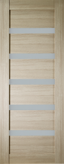 DOOR SLAB LEORA VETRO SHAMBOR 24" X 96" X 1 3/4" FROSTED GLASS