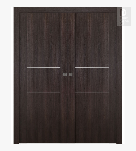 Avon 01 2H Veralinga Oak Double pocket doors