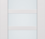 Modern Interior DOOR SLAB AVON 07-07 VETRO SNOW WHITE 32" X 80" X 1 3/4"