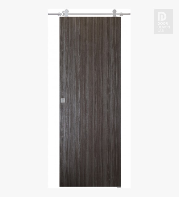 Palladio Gray Oak Modern Interior Barn Door by Belldinni