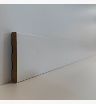 BASE MOLDING TYPE 3 1/2" X 1/2" SNOW WHITE 96"