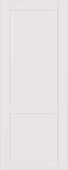 DOOR SLAB SHAKER 2 PANEL SNOW WHITE 30" X 84" X 1 3/4"