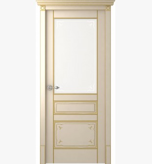 Everly Vetro Ivory Gold Patina
