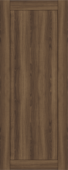 DOOR SLAB SHAKER 1 PANEL PECAN NUTWOOD 32" X 96" X 1 3/4"