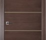 Mia 2H Gold Wenge Modern Interior Pocket Door by Belldinni