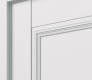 DOOR SLAB OXFORD DUO 07 3R SNOW WHITE 18" X 84" X 1 3/4"