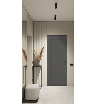 Oxford Uno 07 Gray Matte Frameless