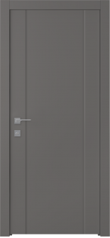 Avon 01 Gray Matte Hinged doors