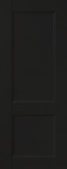 DOOR SLAB OXFORD UNO 07 R BLACK MATTE 28" X 96" X 1 3/4"