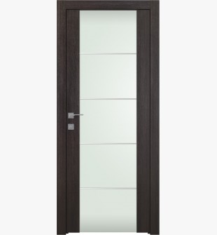 Avon 202 4H Vetro Veralinga Oak Hinged doors