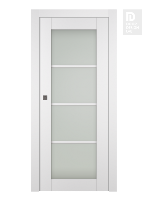 Smart Pro 4 Lite Vetro Polar White Pocket doors