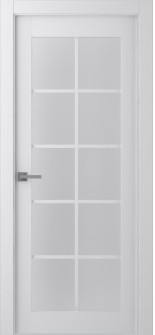 Palladio 10 Lite Vetro Bianco Noble Single Doors