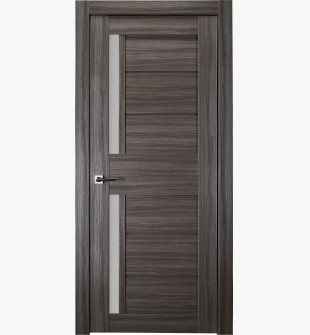 Esta Vetro Gray Oak Single Doors