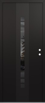 DIAMOND A3 36" X 80" BLACK/BLACK MIRRORED GLASS PANEL BLACK LHI