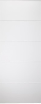 DOOR SLAB ARVIKA POLAR WHITE 28" X 92 1/2" X 1 3/4" SOLID CORE