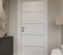 20 Min Fire Rated 4H Snow White Modern Interior Door by Belldinni