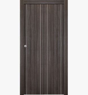 Palladio 2U Gray Oak Bi-folding doors